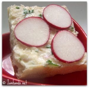 Radishes with Herb Butter & Salt