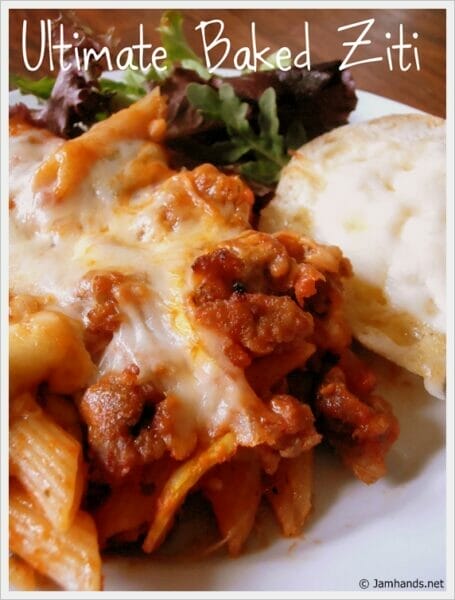 Baked Ziti with Sausage and Sour Cream