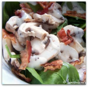 Sweet and Savory Spinach Salad