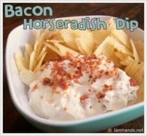 Bacon Horseradish Chip Dip