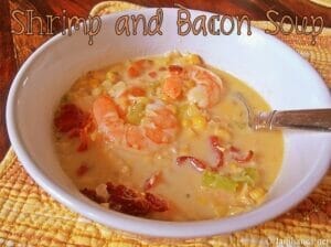 Bacon-Corn Chowder with Shrimp