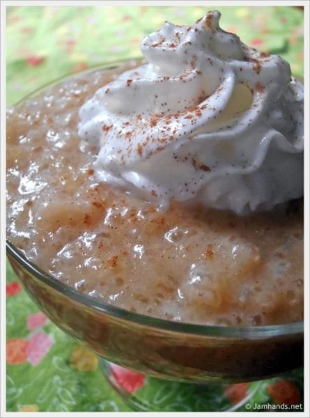Refreshing Apple Tapioca Pudding