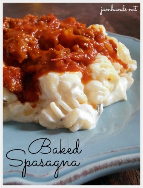 Baked Spasagna – Spaghetti & Lasagna Combo