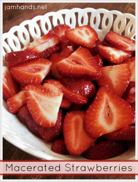 Macerated Strawberries