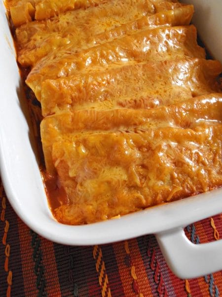Beef and Cheese Enchiladas (or just cheese)