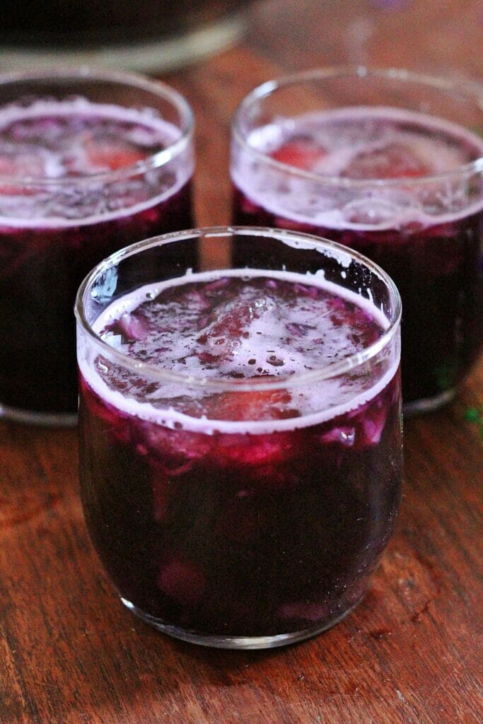 Grape and Ginger Ale Chunky Punch