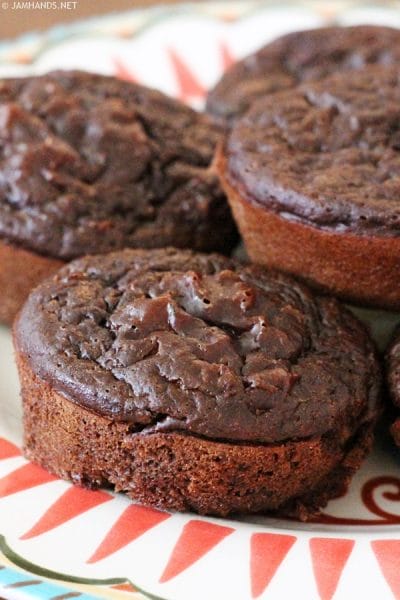 Moist Chocolate Zucchini Protein Muffins {Low Calorie High Protein}