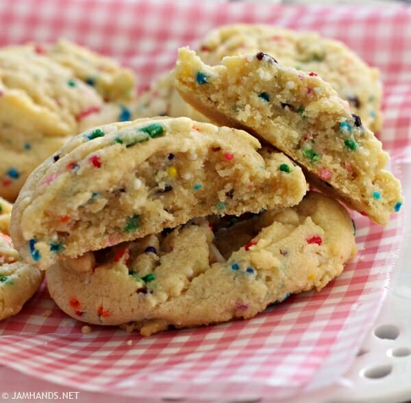 Soft Sprinkle Pudding Cookies | www.jamhands.net