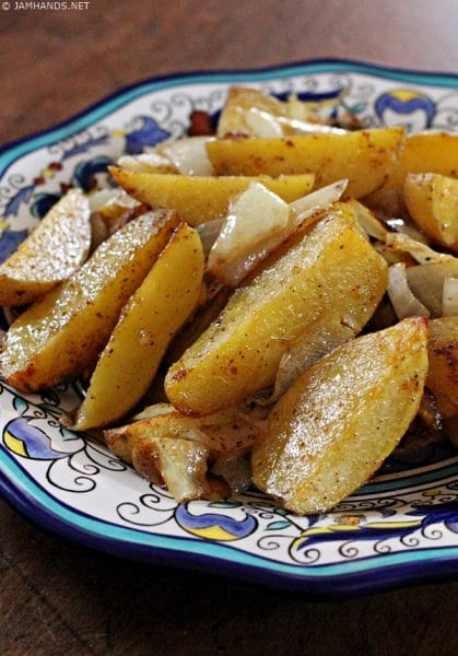 Roasted Cajun Potato Wedges