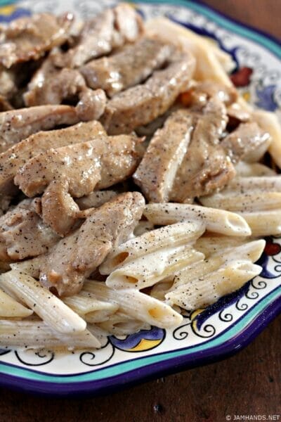Cajun Ranch Chicken with Alfredo Penne