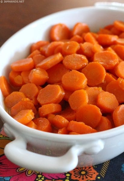 Carrots in Brown Sugar and Cinnamon Butter Sauce