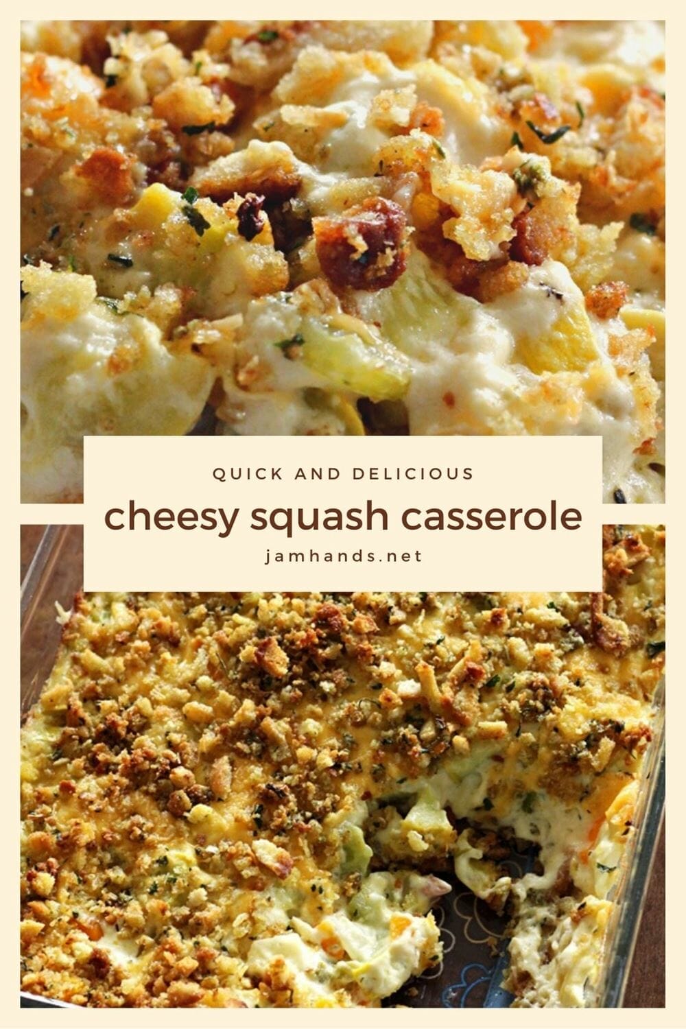 Cheesy Squash Casserole 