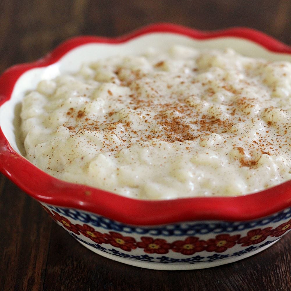 creamy rice pudding recipe