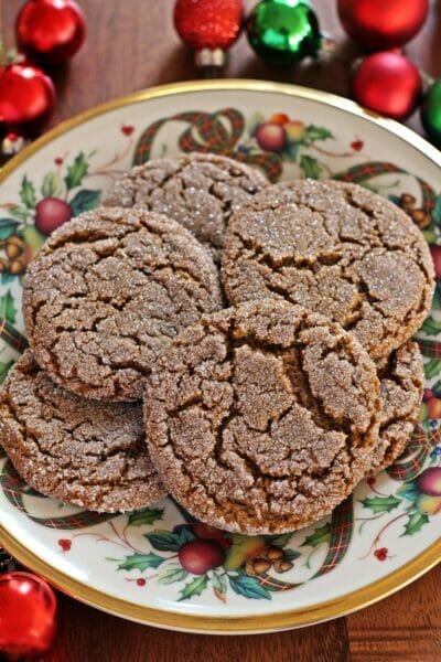 Pinch of Cayenne Chewy Gingerbread Cookies