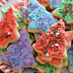 Soft and Thick Frosted Sugar Cookies