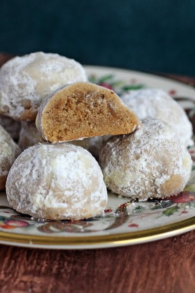 Gingerbread Snowball Cookie Recipe