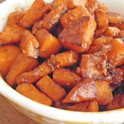Skillet Candied Sweet Potatoes