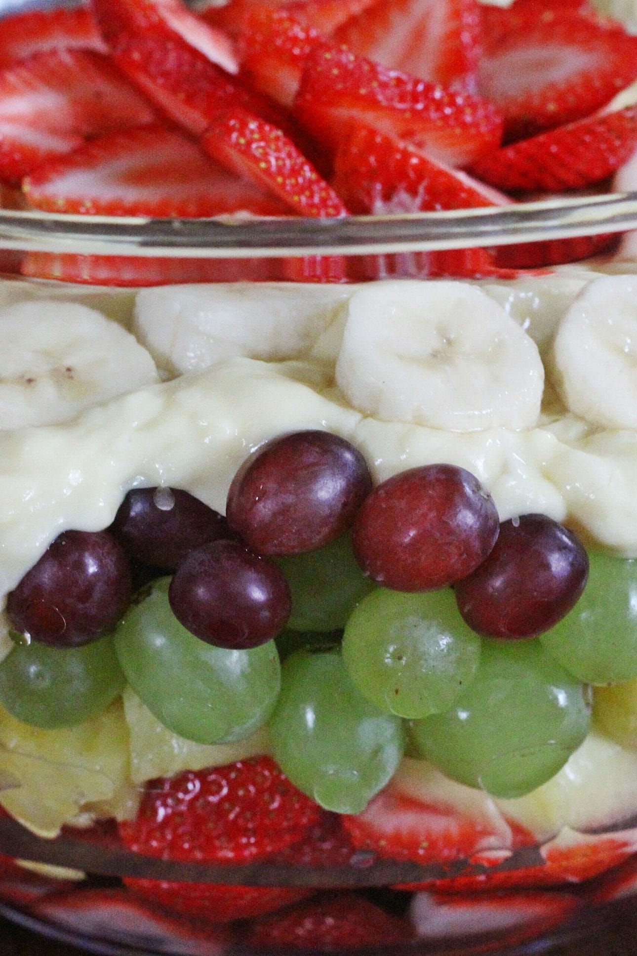 Fruit Trifle with Banana Cream Topping