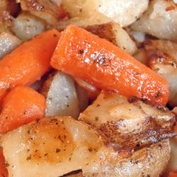 Roasted Ranch Potatoes and Carrots