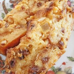 Eggnog Panettone Bread Pudding