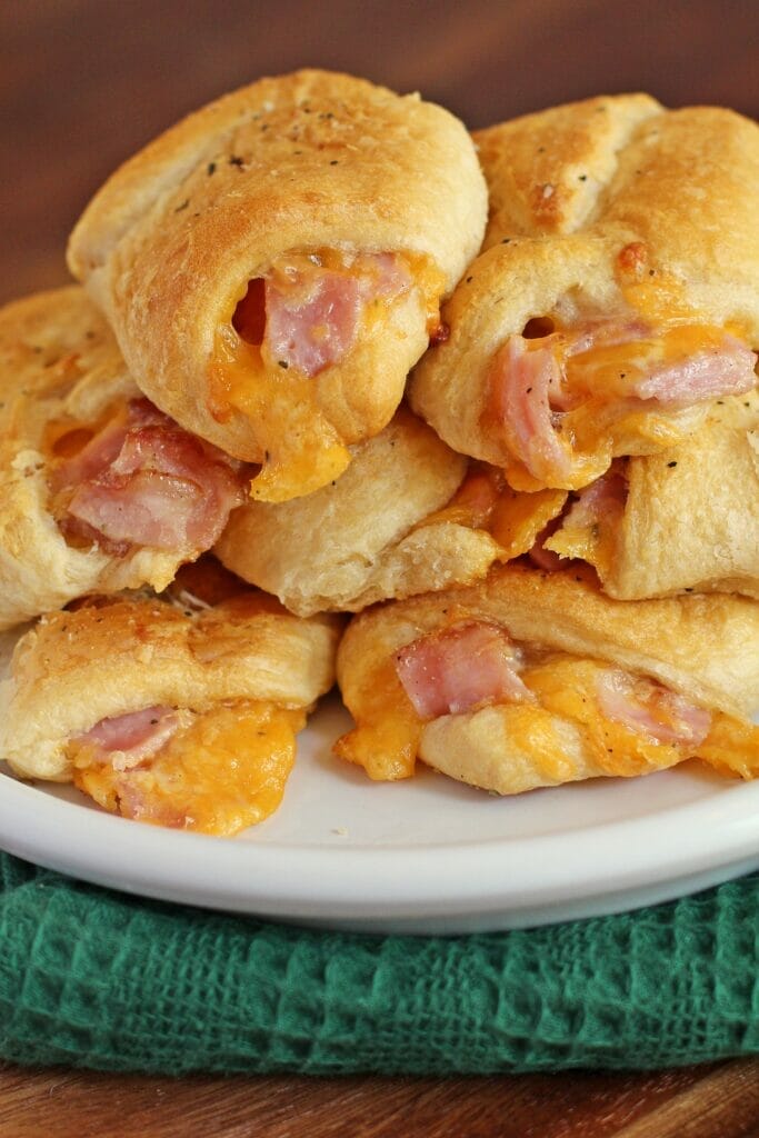 Hot Ham and Cheese Crescents 