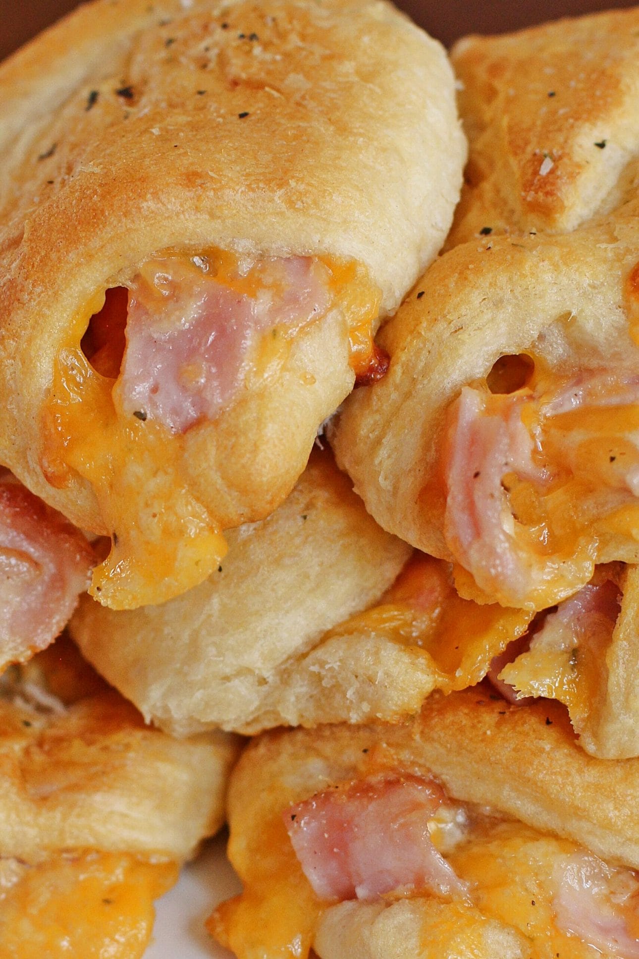 Hot Ham and Cheese Crescents 