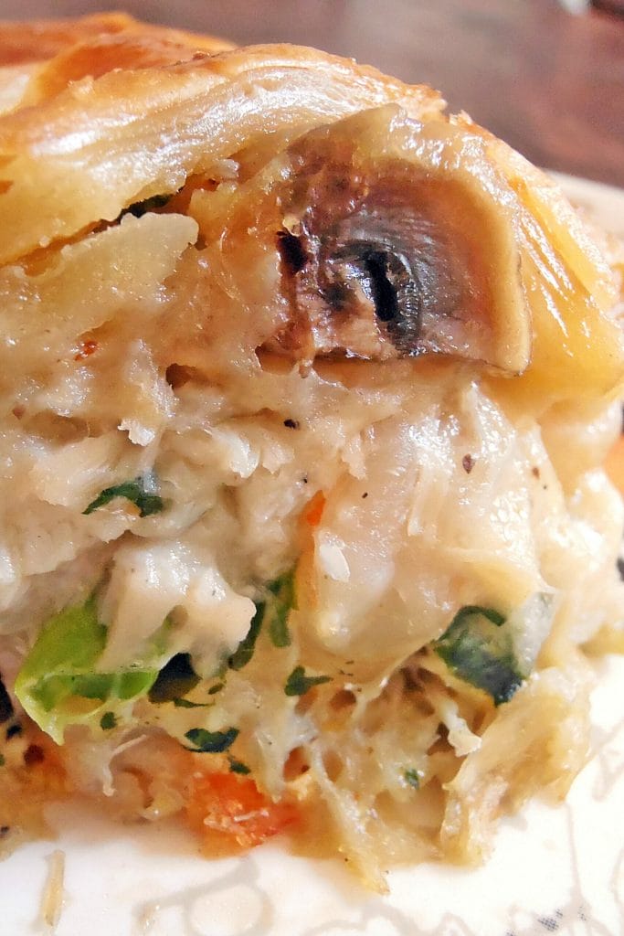 Seafood Pot Pie with Puff Pastry