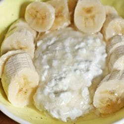 Banana Cottage Cheese and Honey Low Calorie