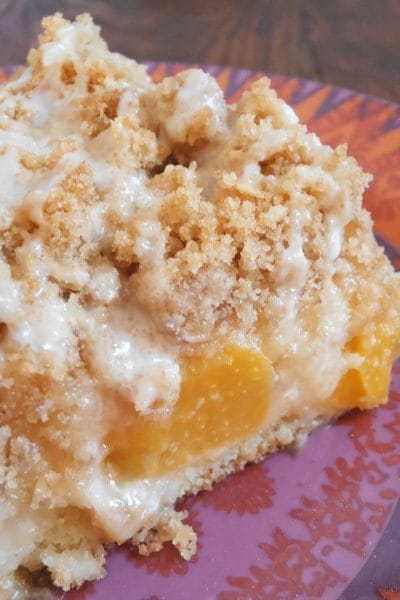 Peach Pie Filling Coffeecake