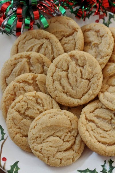 Soft Chewy Rum Crinkle Cookies