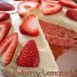 Strawberry Lemonade Layer Cake