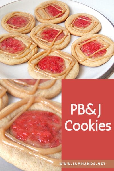 Soft Peanut Butter Jelly Cookies