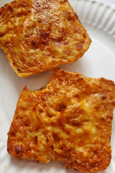 Korean Spicy Cheesy Garlic Bread (Air Fryer or Oven)