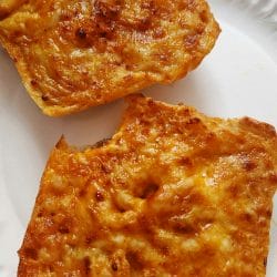 Korean Spicy Cheesy Garlic Bread