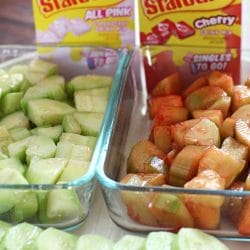 TikTok Sugar-Free Starburst Cucumbers